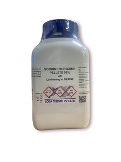Sodium Hydroxide Pellets 98% AR, 1 kg -Loba