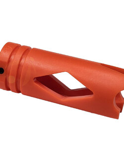 AIP Orange Plastic Flash Hider for 14mm. Barrel Thread