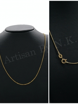 สร้อยอิตาลี่: สร้อยคอทองคำ18Kนำเข้าจากอิตาลี่ (18K Gold Necklace)