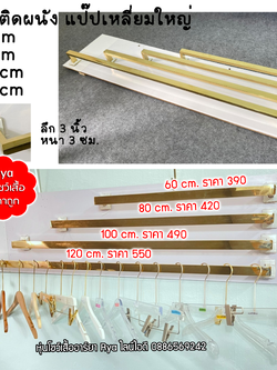 ราวติดผนัง ราวสแตนเลสเงิน ราวสแตนเลส ราวสีเงิน สวย แข็งแรง (ราคาตามไซส์)