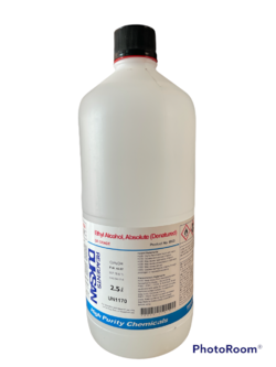 Ethanol Absolute AR Grade, 2.5 L -Duksan Korea