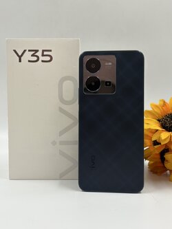 🍇 #มาแล้ว Y35 สภาพดี ราคาสุดคุ้ม ครบกล่อง 🍇 🫐 Vivo Y35 8/128GB Agate Black 🫐