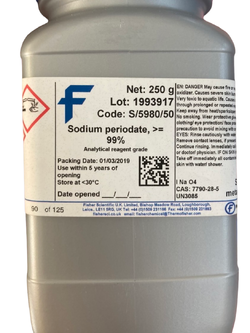 Sodium Periodate >=99%, 250 g -Fisher