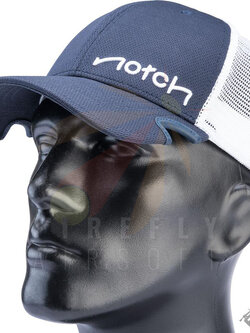 Notch X Evike.com Fishing Mesh Snap Back Hat (Color: Navy & White / Standard Notch)