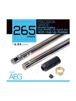 UNICORN 265mm Nitroflon Coating 6.03MM Ultimate Precision Inner Barrel For AEG