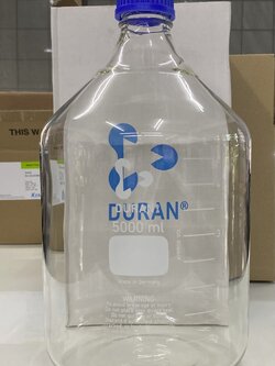 ขวดดูแรน/Bottle, Laboratory Glass with Screw cap (ขวดแก้วเก็บสาร ชนิดใส)