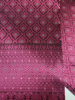 ผ้าไหมเกษตร คุณภาพดี ราคาถูก (สีชมพู)