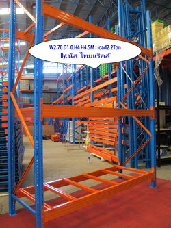 ชั้นวางสินค้าอุตสาหกรรมชั้นวางสินค้ามาตรฐานอุตสาหกรรมByนัสไทยแร็คส์