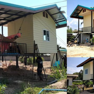 ไอเดียสร้างบ้านน้อยปลายนา ขนาดกะทัดรัด งบ 180000