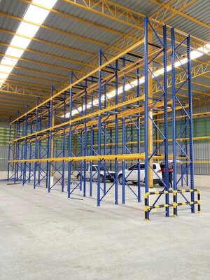 ชั้นเก็บสินค้าในคลังสินค้ามือสองสูง5.0เมตร