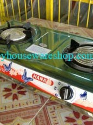 เตาแก๊สอินฟราเรดหัวคู่ เตากล่องวางโต๊ะ เตาประหยัดแก๊ส