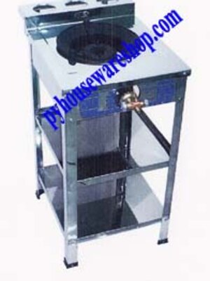 เตาัชั้น เตาหัวเร่งเดี่ยว พร้อมขาตั้งสแตนเลส