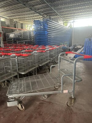 รถเข็นท้องแบบมือสองใช้วางของหนัก