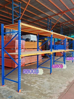 จัดโปร!!!ชั้นวางของมือสองราคาถูก 3ชุดต่อเนื่อง ขายเพียง 14,000 บาท รับน้ำหนักได้ชั้นละ 500 กิโล