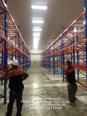 #รีวิวติดตั้งชั้นวางสินค้าในโรงงานอุตสาหกรรมในโกดังในคลังสินค้า