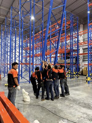 #ติดตั้งชั้นของในโกดังในคลังสินค้ามือสอง@สมุทรปราการ