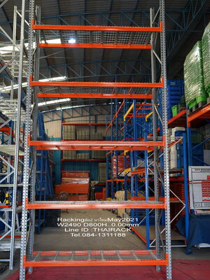 ชั้นวางสินค้ามือสองปูพื้นตะแกรงเหล็ก มือสองจากเยอรมัน