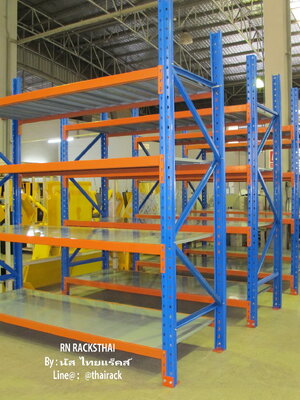 ชั้นวางสินค้าแบบปูพื้นเหล็ก