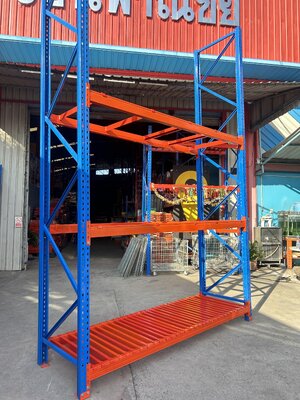 #รีวิวติดตั้งชั้นเก็บสินค้าในโรงงานอุตสาหกรรมในโกดังในคลังสินค้า