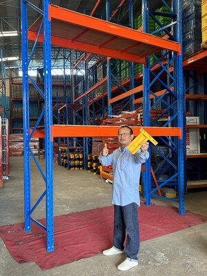 #ชั้นเก็บสินค้าในโรงงานมือสอง@สมุทรปราการ