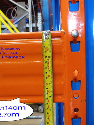 ชั้นวางสินค้ามือสองสภาพเหมือนใหม่ยาว2.70ม.