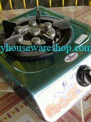 เตาแก๊สเทอร์โบหัวเดี่ยว เตากล่องวางโต๊ะ เตาประหยัดแก๊ส