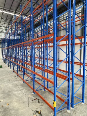 #รีวิวติดตั้งชั้นวางสินค้าในโกดังในคลังสินค้าแบบวางพาเลท