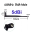 433Mhz Antenna 5dbi OMNI Radio antenna SMA male Connector 17.5cm