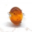 แหวนเงินแท้ ฝังอำพันแท้ (Silver Ring with Natural Amber)