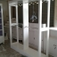 ตู้โชว์ราวเเขวนสูง 2 ราว วินเทจ สีขาว สำหรับบ้าน ร้านค้า