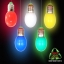 หลอดปิงปอง LED 3w ขั้ว E27 หลอดสี