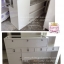 เคาน์เตอร์สีขาว กล่องกระจกใสด้านบน ย180