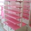 ชั้นวางสินค้ากลางร้าน สีขาว วินเทจ