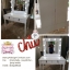 โต๊ะเครื่องเเป้งขนาดเล็ก วินเทจ สีขาว สำหรับบ้านเเละร้านค้า