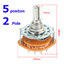 RS25 band switch Shift position rotary switch 3x4P 4x2P 4x3P 5x2P 6x2P