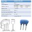 TDK Ceramic Resonator FCR3.58MC5 3.580MHZ 3.58MHZ Blue Straight 3-pin