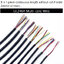 UL2464 Sheathed Wire Cable 24AWG Channl Audio Line 2 3 4 Core Flexible Insulated Soft Copper Cable Signal Control Wire