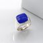 แหวนเงินแท้ ฝัง ลาพิสลาซูลี่ (Silver ring with Lapis Lazuli )