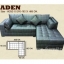 โซฟาเข้ามุม โซฟารับแขก โซฟาพักผ่อน โซฟาแอลเชฟ (L-shape) Aongrada รุ่น ADEN