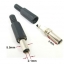 Male dc power jack 5.5 x 2.1 mm