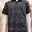เสื้อผ้าไหมชาย (แพรวายกสี) สีดำลาย ไทย ไซด์ XL