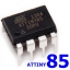 ATTINY85 Attiny 85 DIP8 Flash 8Kbyte RAM 512 byte