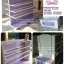 ชั้นวางสินค้ากลางร้าน วินเทจ สีขาว