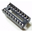 DIP18 (Socket Dip Solder Type 18 Pins, Pitch 2.54mm)