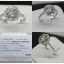 แหวนเพชร 18K white gold ฝังเพชรรวม 1.77 กะรัต ราคาพิเศษ