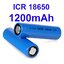 ICR18650 1200mAh (2C 2.24) Lithium-ion