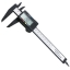 150mm Digital Vernier Caliper Gauge Carbon Fiber Micrometer 0.1mm เวอร์เนีย