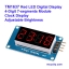 TM1637 Red LED 4-Digit 7-segments Module Clock Display Adjustable Brightness