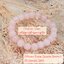 ✨ สัมผัสความรักอันบริสุทธิ์ด้วยสร้อยข้อมือหิน Rose Quartz จากแอฟริกา