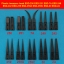 Plastic tweezers head ESD-250 251 7A 249 242 259 259A 259C 00 2A(AA)